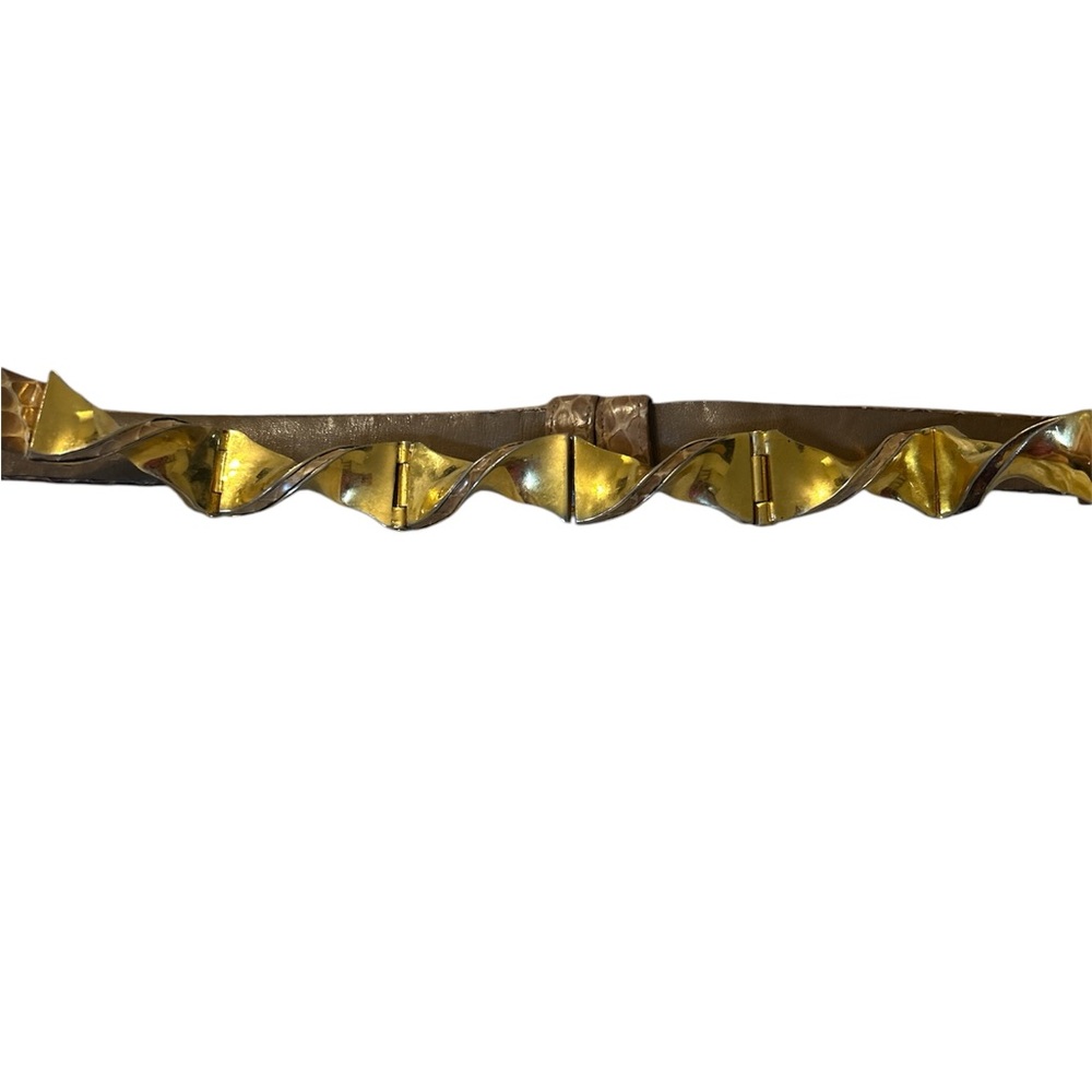 Judith Lieber Snake Skin Belt